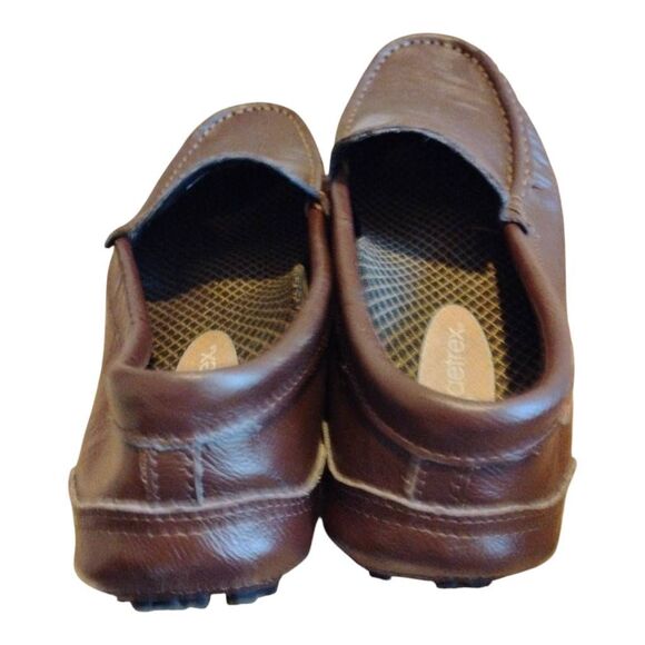 Men\'s Aetrex  Brown Leather Slip On Casual Shoes Size 8.5 main image 5
